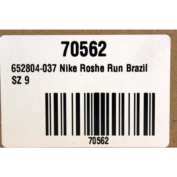 Men's Roshe Run Brazil Black Heather 652804-037 - Picture 10 of 10